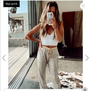 12th tribe Sequin joggers